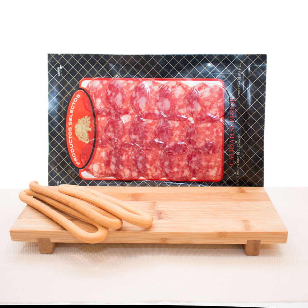 SALCHICHÓN IBÉRICO. SOBRE 100gr. - Imagen 3